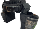 Choice of Buckle: Leather-tipped Metal Buckle, Color: Camo - Backwoods