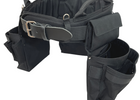Choice of Buckle: Leather-tipped Metal Buckle, Color: Black