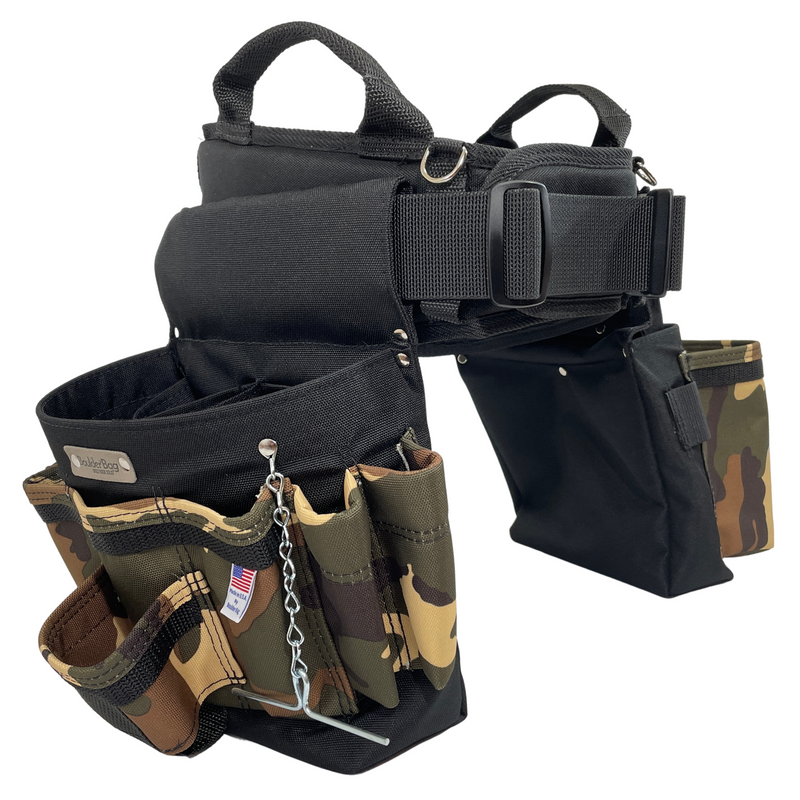 $20 OFF SALE - Camo Woodland Brown - Ultimate Electrician MAX Comfort Combo Tool Belt