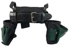 Choice of Buckle: Leather-tipped Metal Buckle, Color: Green