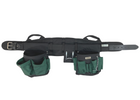 Choice of Buckle: Leather-tipped Metal Buckle, Color: Green