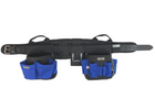 Choice of Buckle: Leather-tipped Metal Buckle, Color: Blue