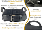 Choice of Buckle: Leather-tipped Metal Buckle