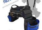 Choice of Buckle: Leather-tipped Metal Buckle, Color:  Blue