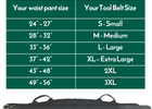 Boulder Bag MAX Comfort Back Support Tool Belt - Metal Buckle with Leather tip - Carrying Handles, Suspender Loops.  Made in the USA