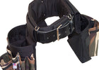 Choice of Buckle: Leather-tipped Metal Buckle, Color: Camo - Woodland Brown (new)
