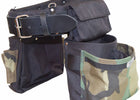 Choice of Buckle: Leather-tipped Metal Buckle, Color: Camo - Woodland Green (new)