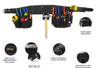 Choice of Buckle: Leather-tipped Metal Buckle, Color: Black