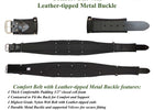 Boulder Bag Comfort Belt w/ Leather-tipped Metal Buckle - 504