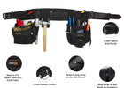 Choice of Buckle: Leather-tipped Metal Buckle, Color: Black