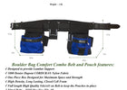 Choice of Buckle: Leather-tipped Metal Buckle, Color: Royal Blue