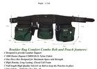 Choice of Buckle: Leather-tipped Metal Buckle, Color: Green